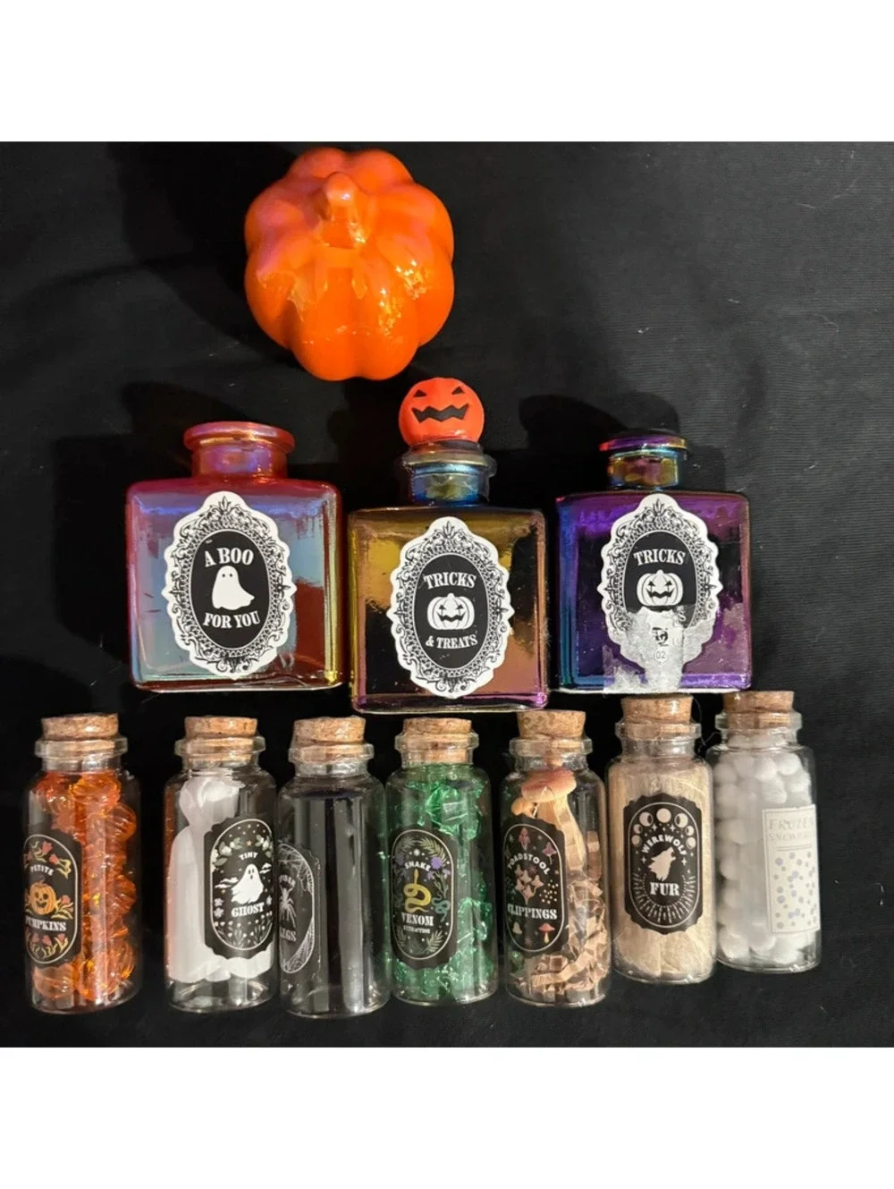 10 Glass Mini Potion Bottles Target Bullseye Playground